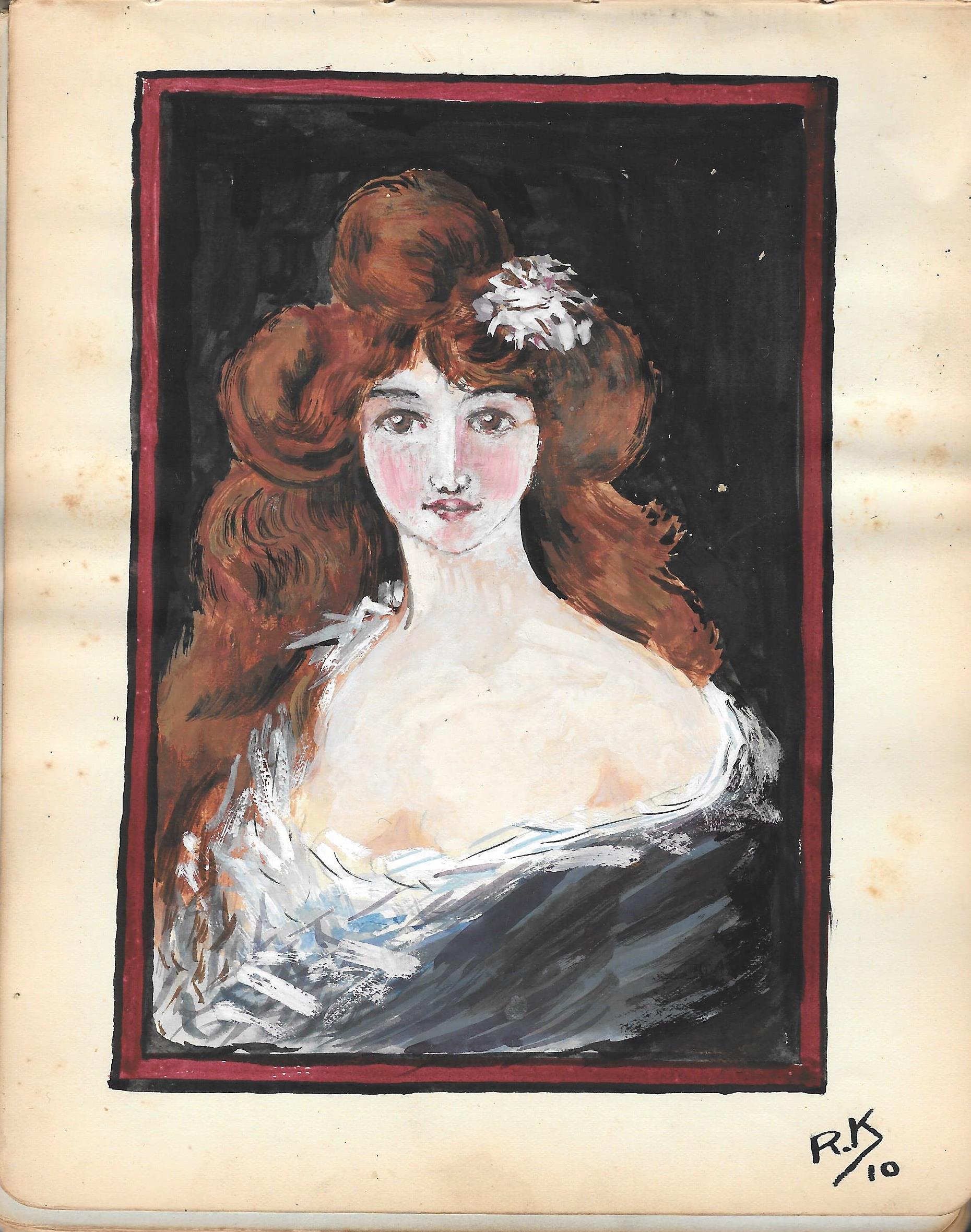 Emily Rourke Emily Rourke – Edwardian Art Album – Ian Waugh – Historic Collections