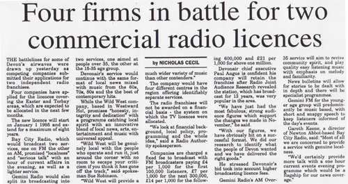 Western Morning News - 11 August 1993