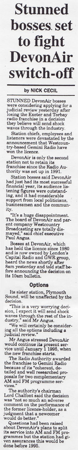 1993 11 11 Western Morning News