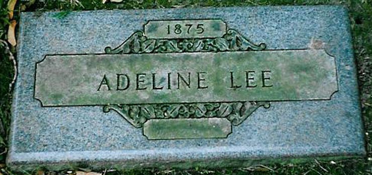Adeline Lee grave