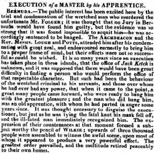 Master Executed by his Apprentice – 1826