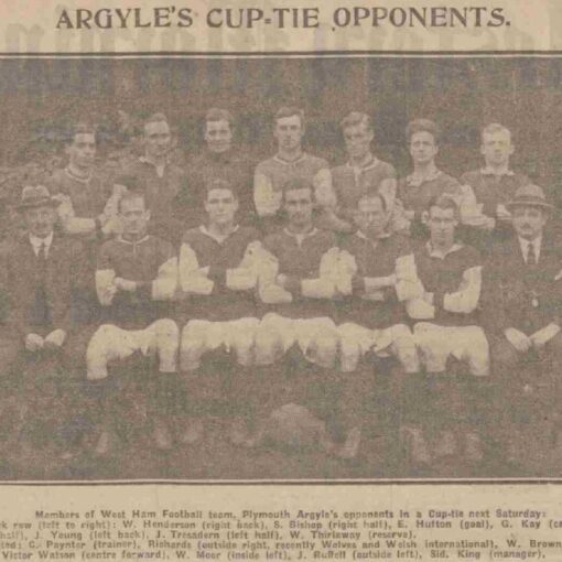 West Ham football victory – 1923?