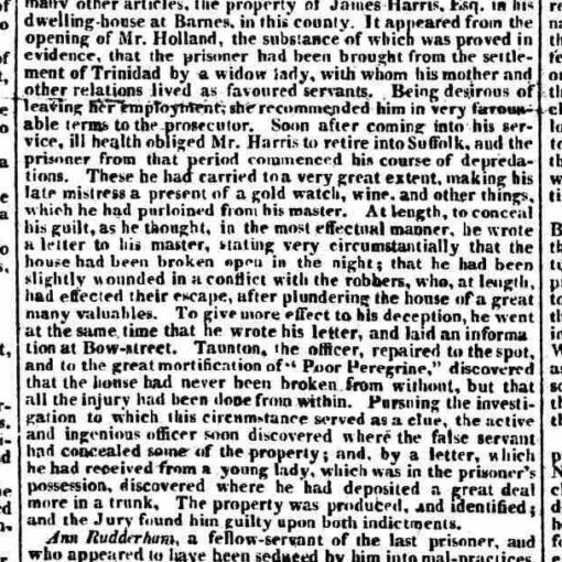 Peregrine Clarke the ‘Charmer’ – 1818