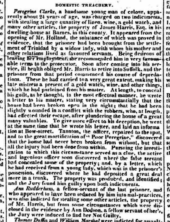 Peregrine Clarke the ‘Charmer’ – 1818